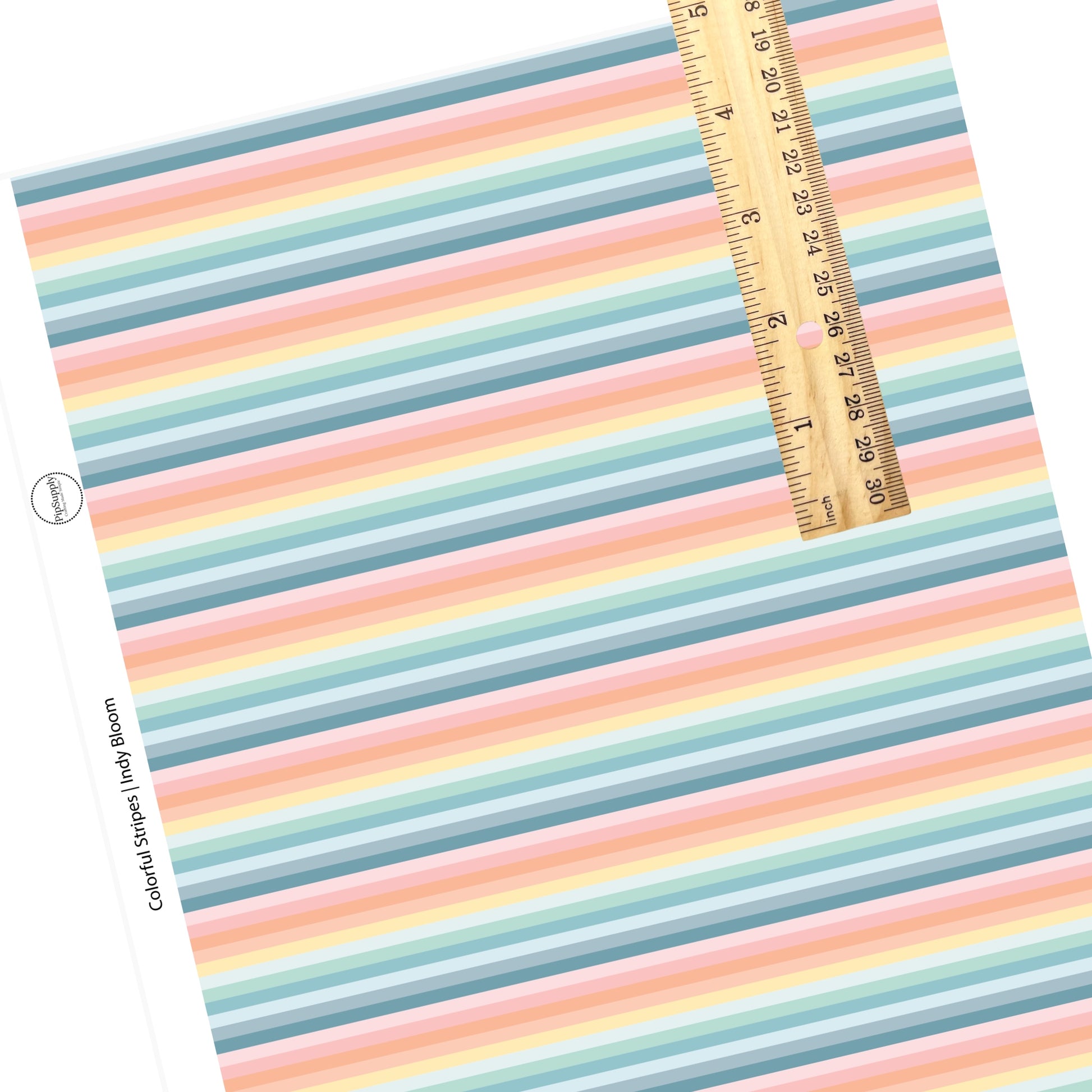 Colorful rainbow stripe faux leather sheets