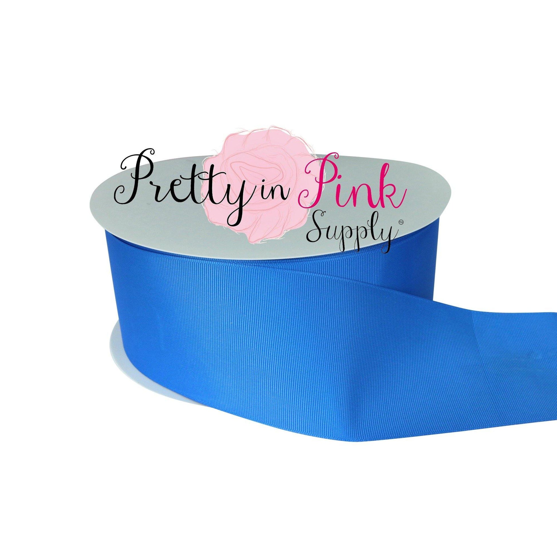 3" SOLID Royal Grosgrain RIBBON - Pretty in Pink Supply