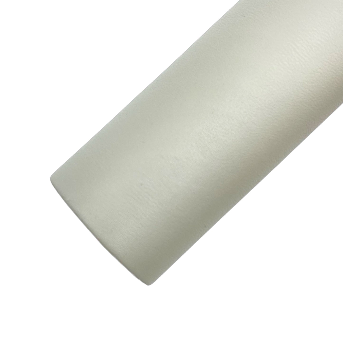 Rolled stone white smooth faux leather sheet.