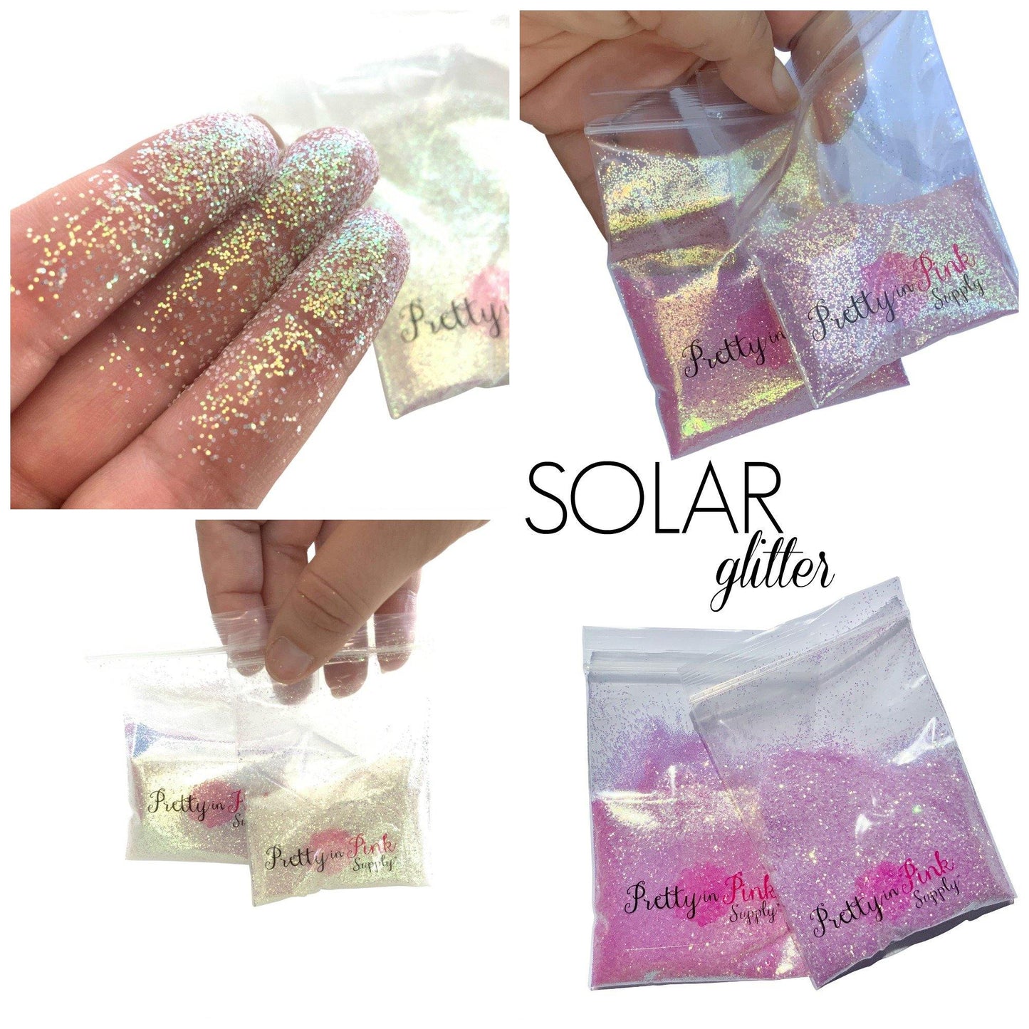 SOLAR Ultra Fine Glitter - Pretty in Pink Supply