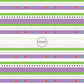 purple and green lines and dots patterned like a cartoon space ranger for fabric