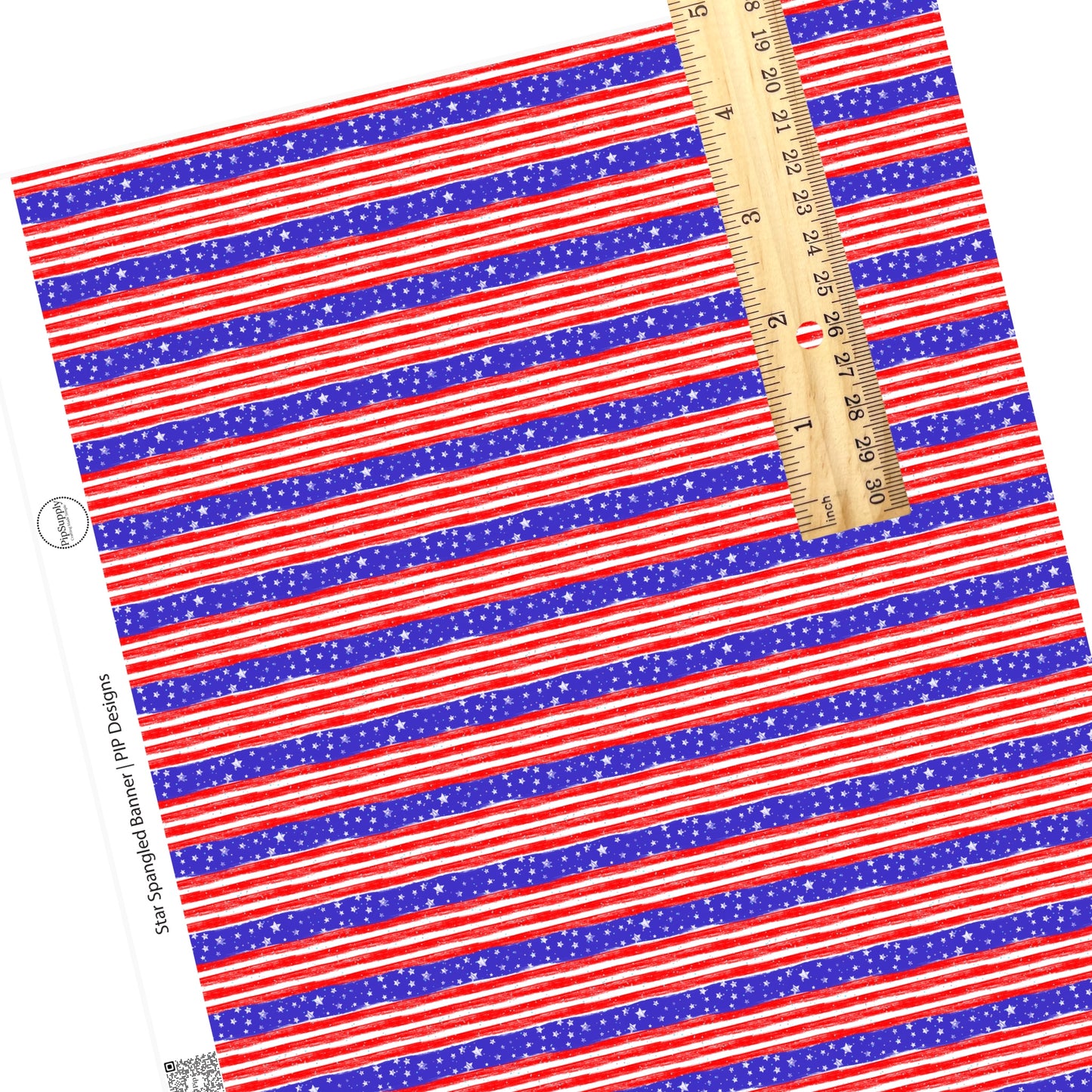 Stars and stripes american flag faux leather sheets