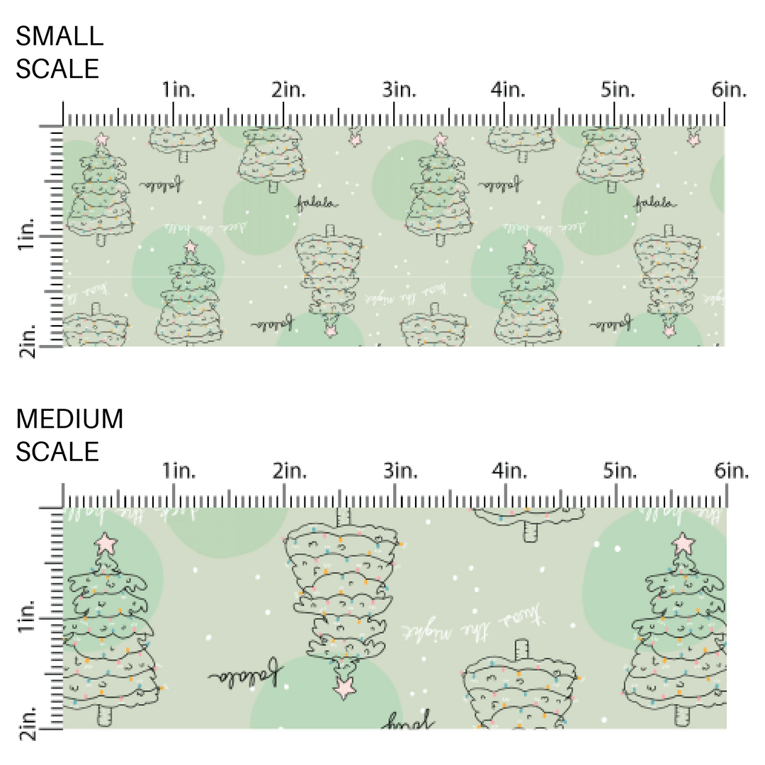 Fabric scaling guide trim the tree